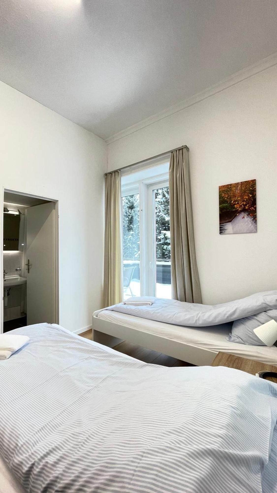 Villa Zentrum Haus Davos Bagian luar foto