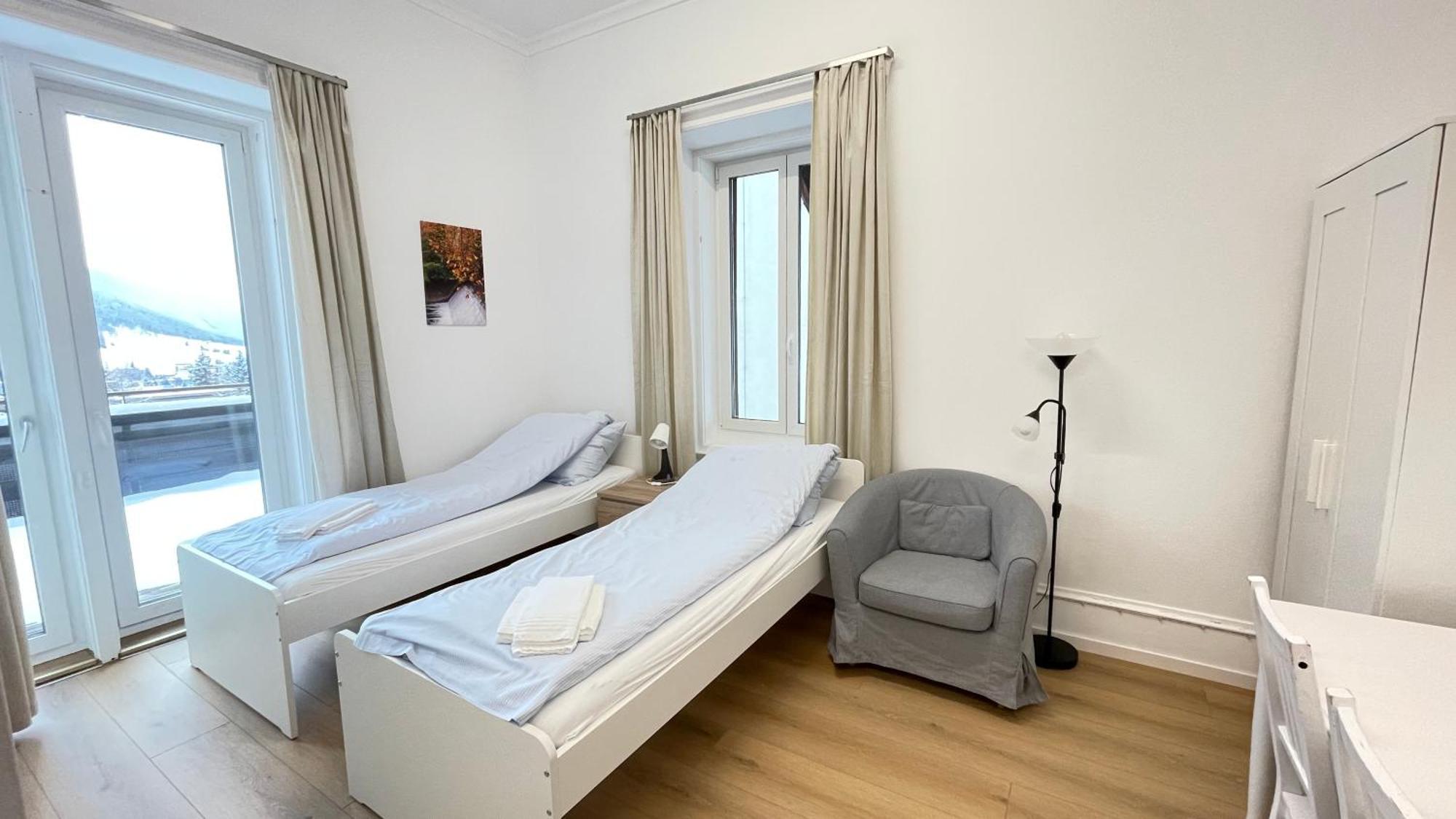 Villa Zentrum Haus Davos Bagian luar foto