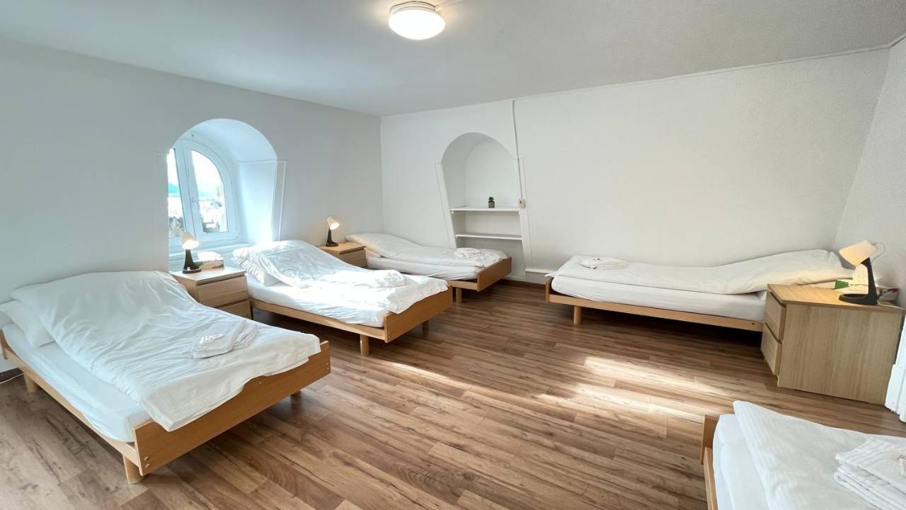 Villa Zentrum Haus Davos Bagian luar foto