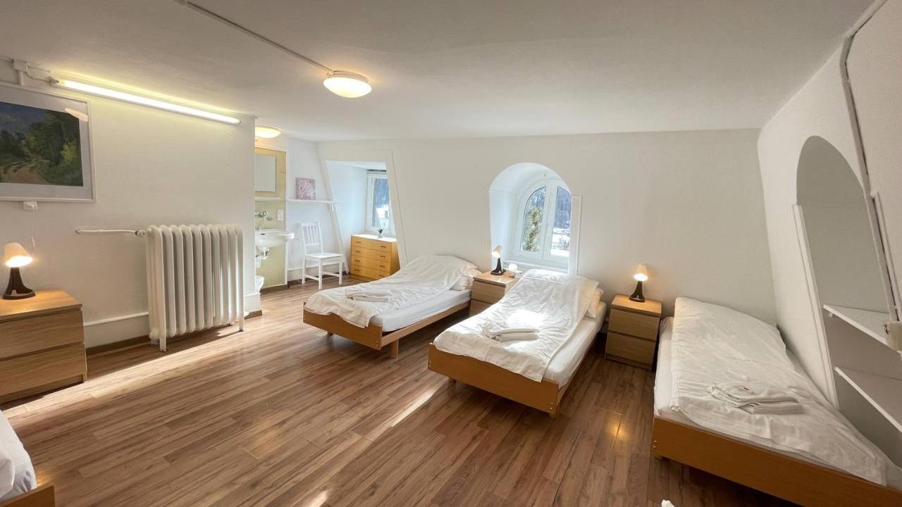 Villa Zentrum Haus Davos Bagian luar foto