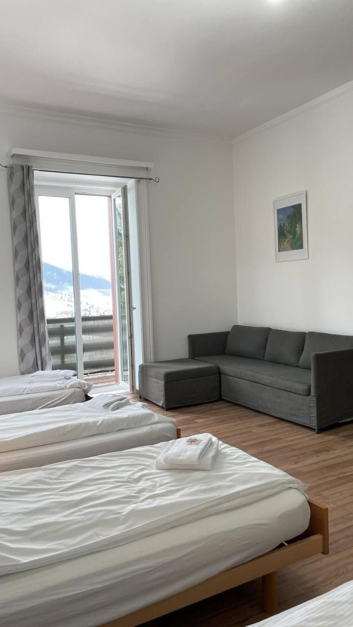 Villa Zentrum Haus Davos Bagian luar foto