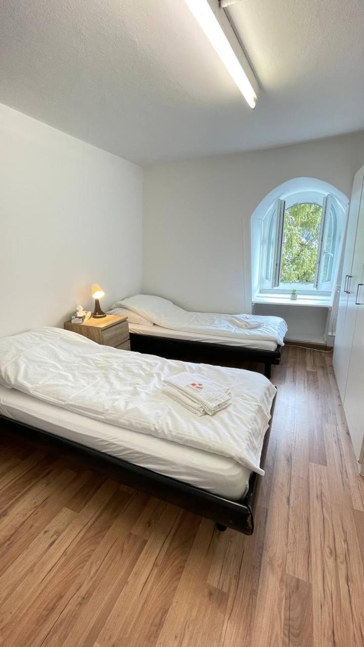 Villa Zentrum Haus Davos Bagian luar foto