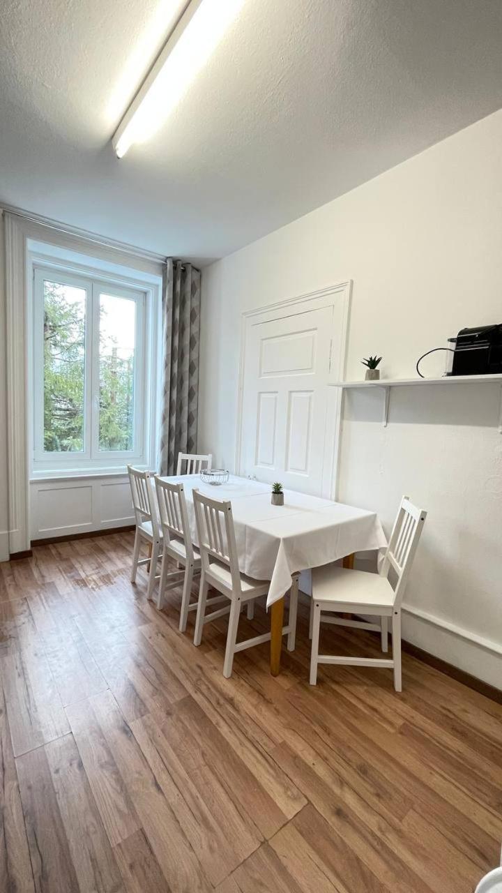 Villa Zentrum Haus Davos Bagian luar foto