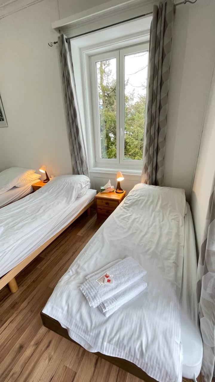Villa Zentrum Haus Davos Bagian luar foto