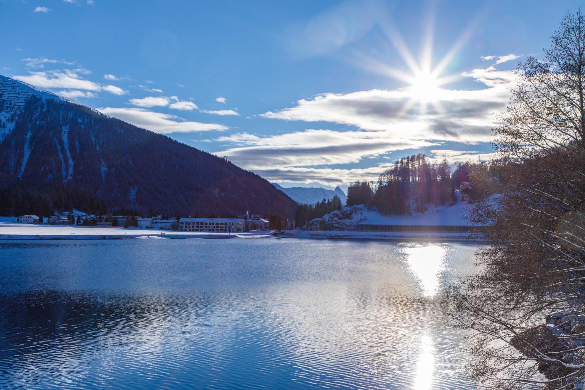 Villa Zentrum Haus Davos Bagian luar foto