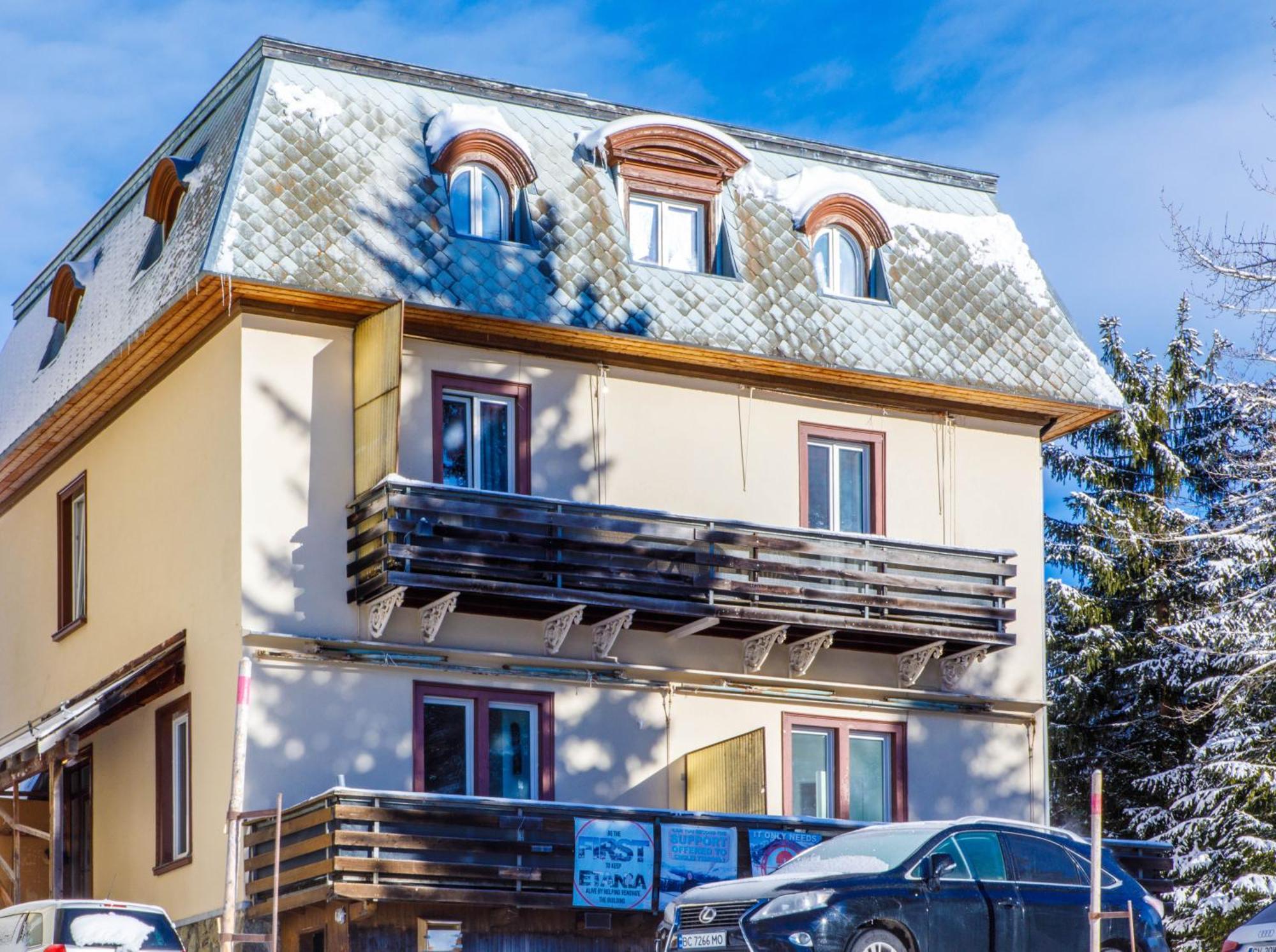 Villa Zentrum Haus Davos Bagian luar foto